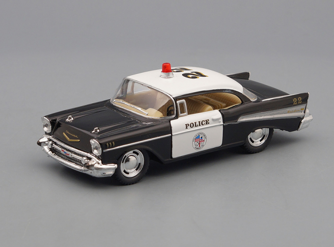 CHEVROLET Bel Air Police (1957), black / white