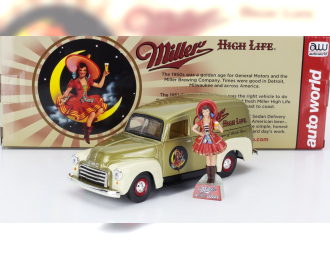 GMC Delivery Truck With Miller Figure (1951), Gold
