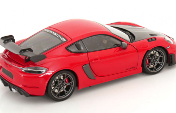 PORSCHE Cayman Gt4 Rs Weissach Package (2024), red
