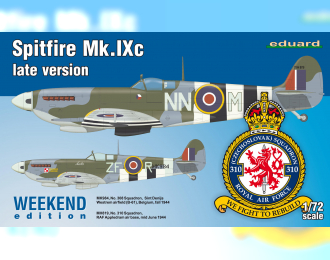 Сборная модель Британский истребитель Supermarine Spitfire MK.IXc (Weekend Edition)