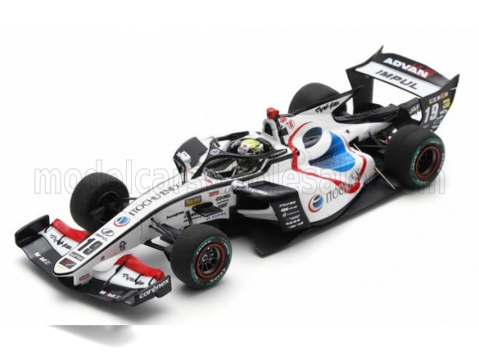 DALLARA Sf23 Trd 01f Team Enex Impul №19 Super Formula Season (2024) Theo Pourchaire, White Black Red