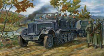 Сборная модель Sd.Kfz.6 - Mittlerer Zugkraftwagen 5t (BN9b) Pioneer Version