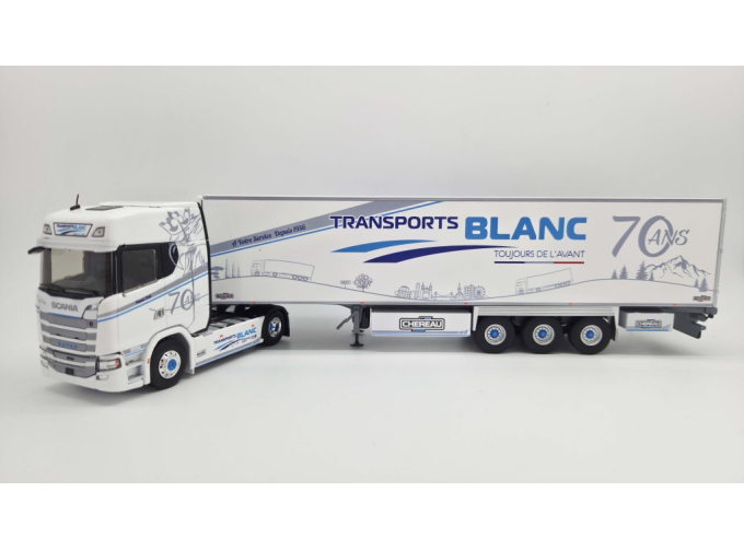 SCANIA S500 Truck Semi-frigo Blanc Transports (2024), White