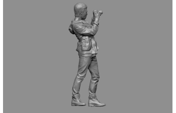 Фигурка Парень с фотоаппаратом (под покраску)