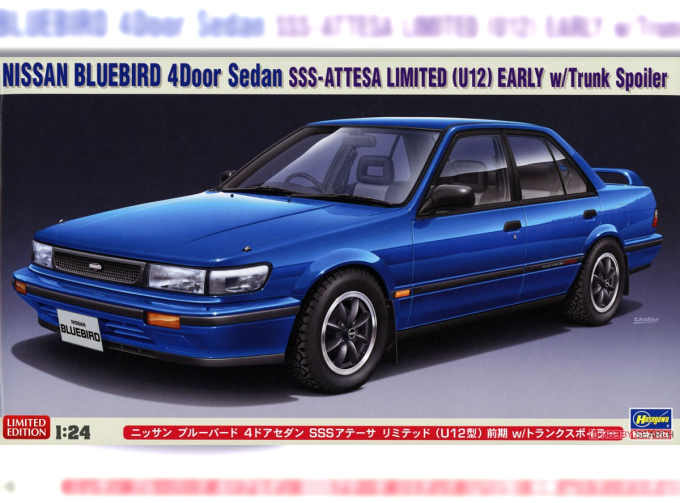 Сборная модель NISSAN BLUEBIRD 4Door Sedan ATTESA Limited Early (U12)