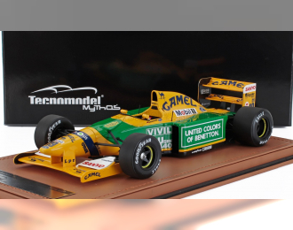 BENETTON F1 B192 Ford №19 Winner Belgium Spa Gp (1992) Michael Schumacher, Yellow Green