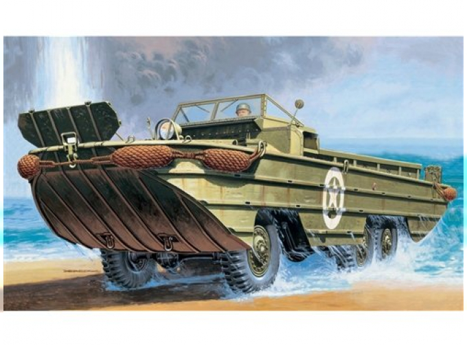 Сборная модель GMC Dukw Truck Boat Anfibio Military 1944