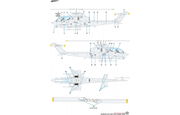 Сборная модель AH-1Q/S Cobra "US & Turkish Army Service"