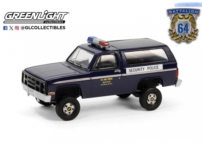 CHEVROLET M1009 CUCV "US Air Force Security Police" (1984), Dark Blue