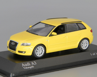 AUDI A3 Sportback (2004), yellow