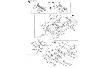 Сборная модель Isuzu Bellett 1600GT-R/1800GT