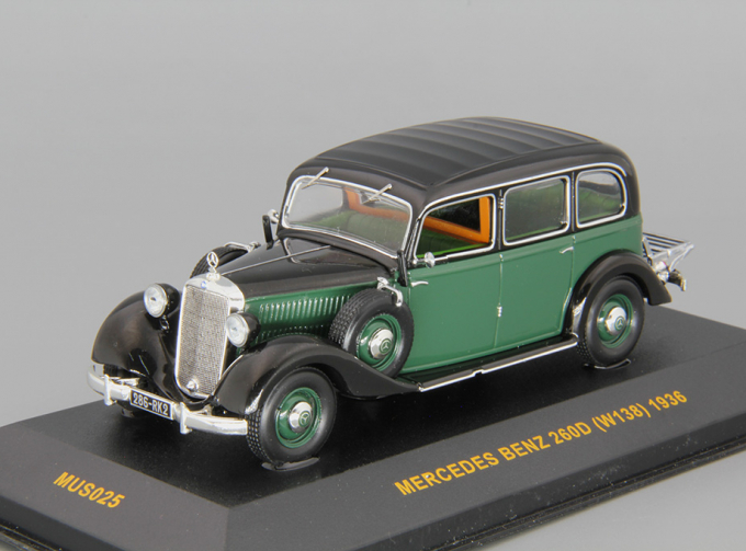 MERCEDES-BENZ 260D W138 (1936), green / black