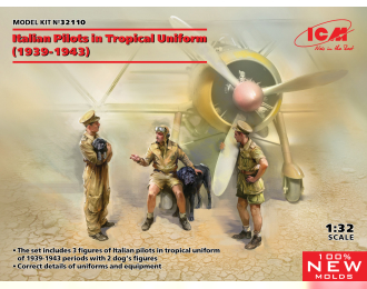 Сборная модель Фигуры, Итальянские пилоты в тропической униформе (1939-1943)
