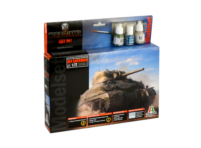 Сборная модель M4 Sherman Wot Modelset