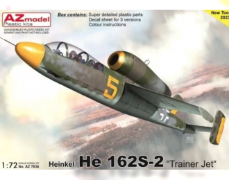 Сборная модель Heinkel He 162S-2 Trainer Jet