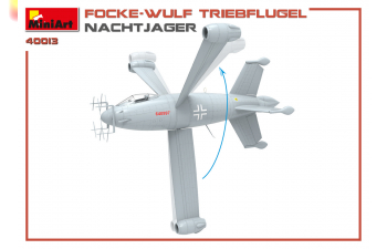 Сборная модель Самолет FOCKE WULF TRIEBFLUGEL NACHTJAGER