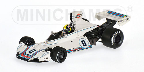 BRABHAM FORD BT44B - CARLOS PACE - WINNER BRAZILIAN GP 1975, white