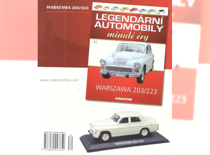 WARSZAWA 203/233, Legendarni automobily minule ery 42