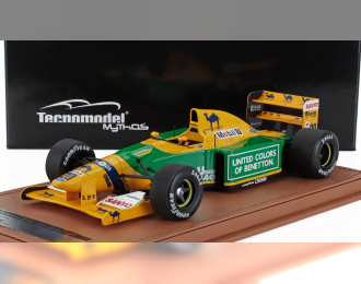 BENETTON F1 B192 Ford №20 British Gp (1992) Martin Brundle, Yellow Green