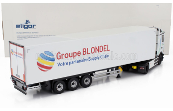 MERCEDES-BENZ E-actross 600 Truck Cassonato Semi Fourgon Groupe Blondel (2024), White Grey