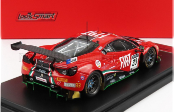 FERRARI 488 Gt3 Evo Team Rinaldi Racing N 33 24h Spa 2021 B.hites - F.crestani - D.perel, Red