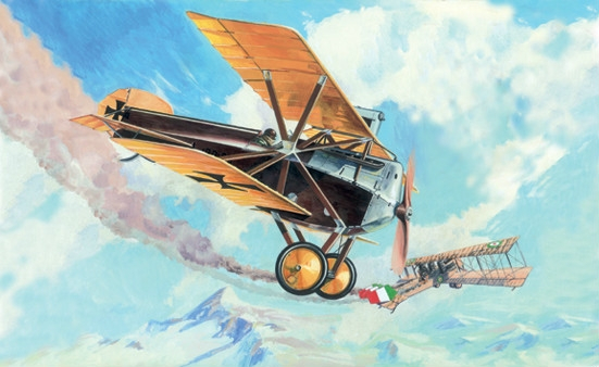 Сборная модель Немецкий истребитель Hansa-Brandenburg D.I