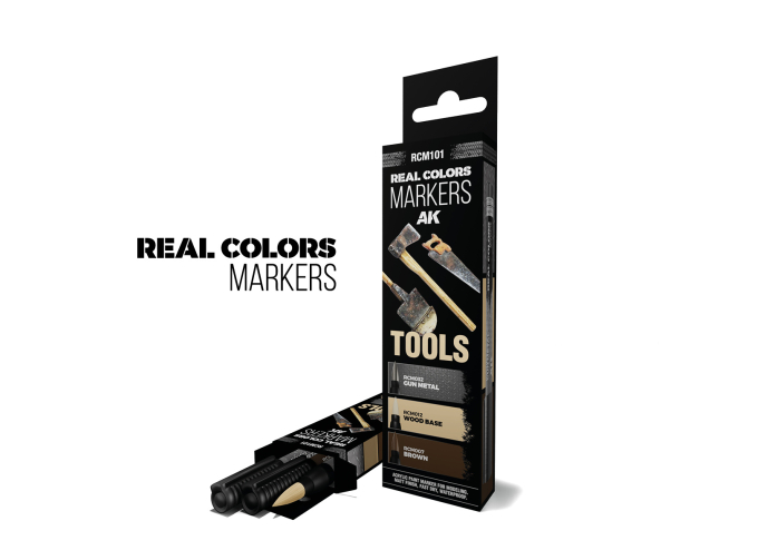 Набор акриловых маркеров серии RC "Инструменты" / TOOLS – RC MARKERS SET