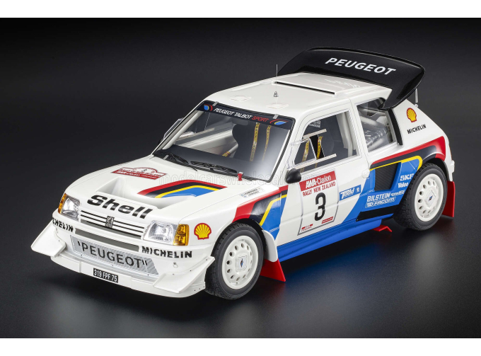 PEUGEOT 205 Turbo 16 Evo2 №3 Winner Rally New Zealand Juha Kankkunen - Juha Piironen (1986)