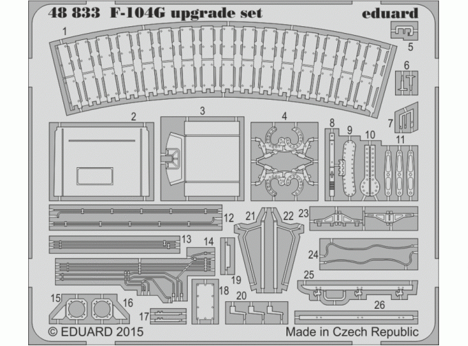 Фототравление для F-104G upgrade set