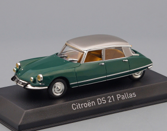 CITROËN DS21 Pallas (1967), jura green / silver