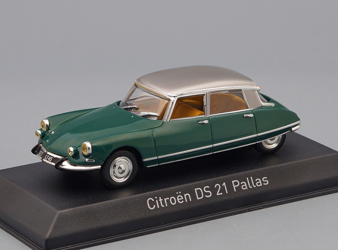 CITROËN DS21 Pallas (1967), jura green / silver