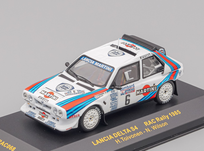 LANCIA Delta S4 #6 H.Toivonen - N.Wilson #6 RAC RALLY 1985, white