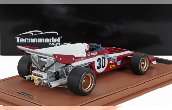 FERRARI F1 312b2 №30 Prova Belgium Gp (with Pilot Figure) (1971) Clay Regazzoni, Red White