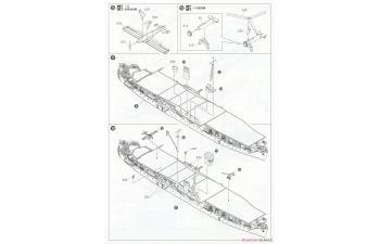 Сборная модель десантный корабль армии Японии AKITSUMARU