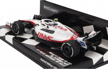 HAAS F1 Vf-22 Team Haas №47 6th Austrian Gp (2022) Mick Schumacher, White Black Red