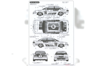 Сборная модель Toyota Corolla Levin AE92 '89 JTC Sugo