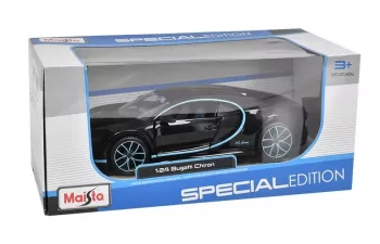 BUGATTI Chiron Le Patron №42 (2017) - Zero 400km/h Zero 42 Seconds - Montoya, Black Met - Light Blue