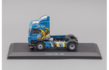SCANIA 143m Tractor Truck 2-assi (1990) - The Griffin, blue / black