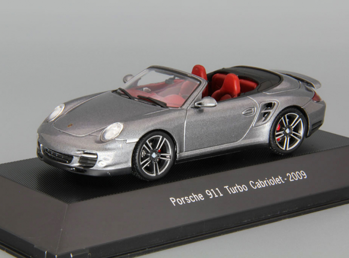 PORSCHE 911 Turbo Cabriolet (2009), grey metallic