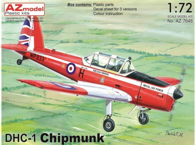 Сборная модель DHC-1 Chipmunk