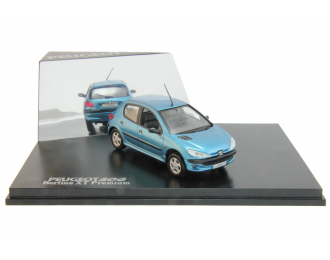 PEUGEOT 206 Berline XT Premium, light blue