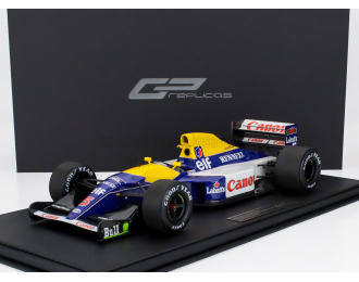 WILLIAMS F1 Fw14b Renault N 5 World Champion Pole Postition Fastest Lap And Winner British Gp 1992 Nigel Mansell, Blue Yellow White