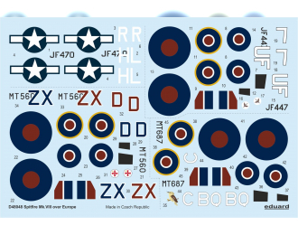 Декаль для Spitfire Mk. VIII над Европой