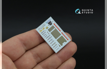 3D Декаль интерьера кабины F-15A/F-15C Early/F-15J Early (Hasegawa)