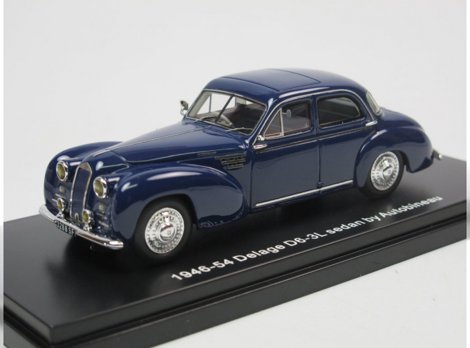 DELAGE D6-3L (1948-54), dark blue