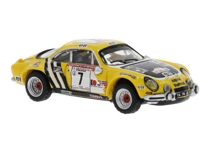 RENAULT Alpine A110 №7 Tour de Corse (1970) G.Nicholas