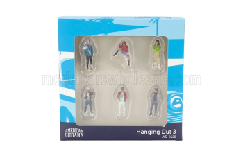 Фигурки тусовщики / Hanging Out 3, 6шт