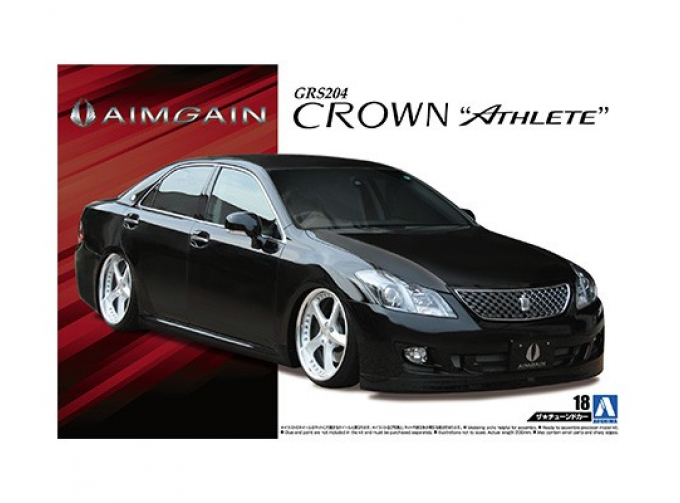 Сборная модель Aimgain Grs204 Crown Athlete '08 (Toyota)