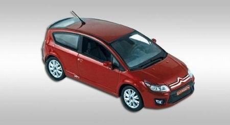 CITROEN C4 Coupe (рестайлинг) / rouge lucifer 2009, red