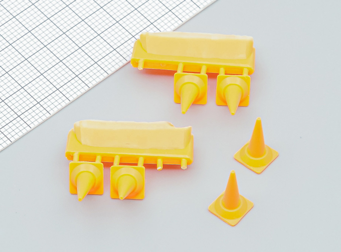 Набор дорожных конусов (средние), 6 шт.